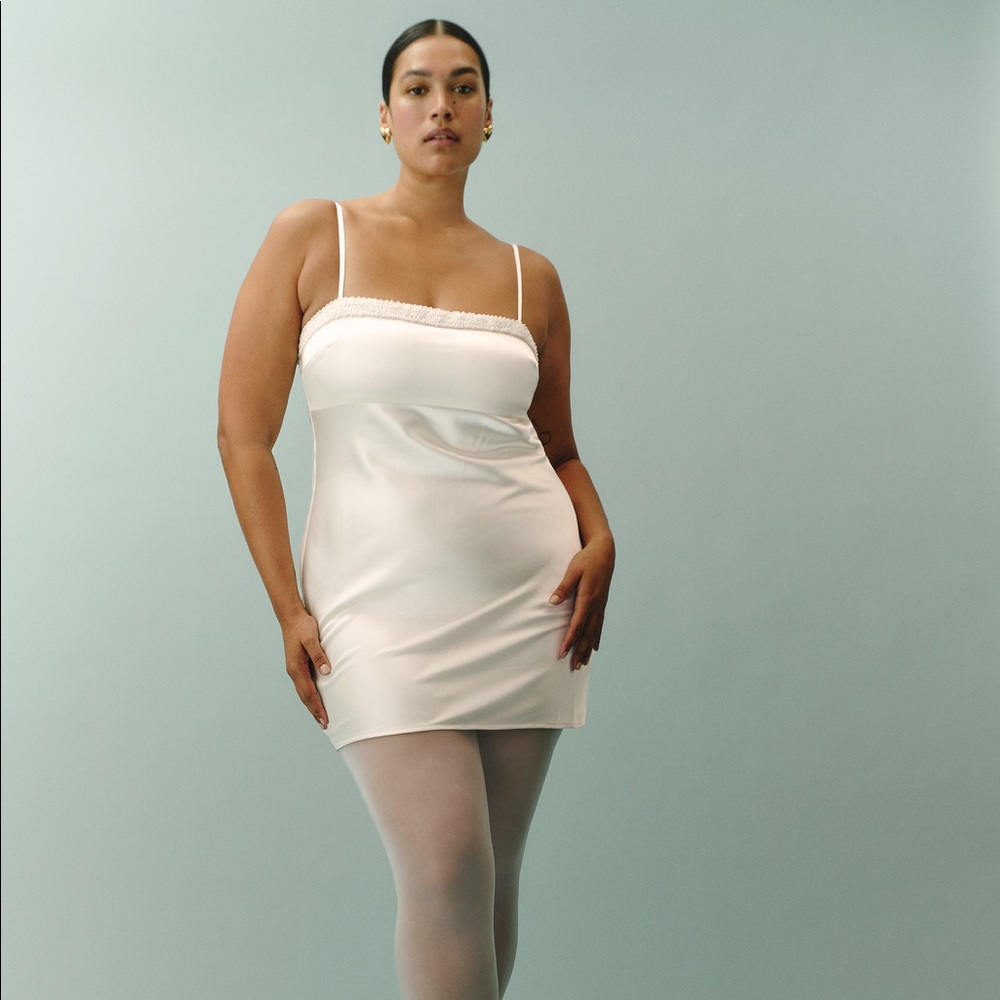 Reformation Adare Silk Dress